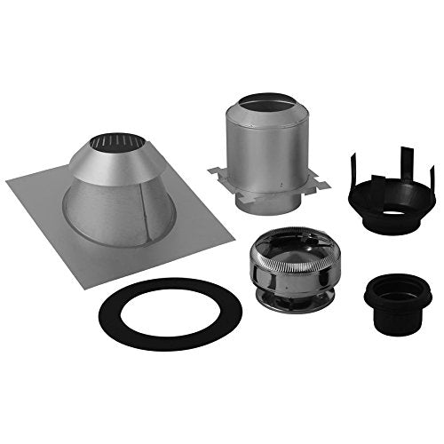 SuperVent JSC6DCSP - 5 Piece Chimney Pipe Accessory Kit For Ceiling Support Retail $212.00