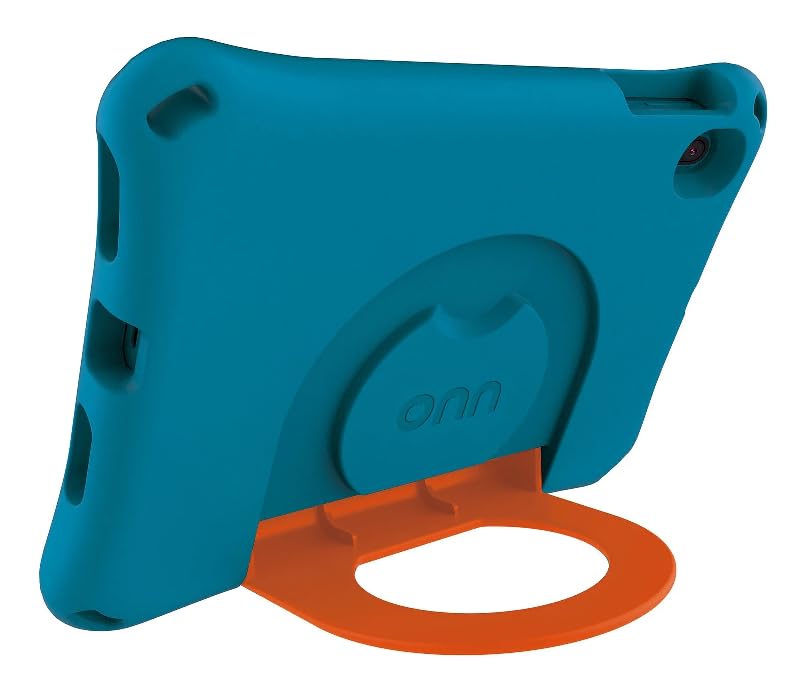onn. 8" Kids Tablet, 1280 x 800 Resolution, 32GB, (2024 Model), Android 14 (Includes Aqua Rubberized Case with Kickstand) Retail $106.00