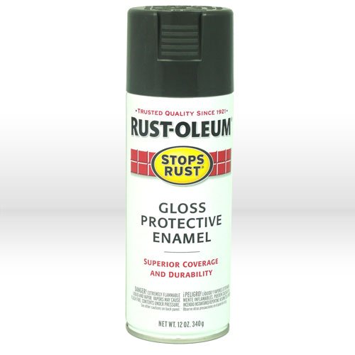 Rust-Oleum 7784830 Stops Rust Spray Paint, 12 oz, Gloss Charcoal Gray Retail $6.47