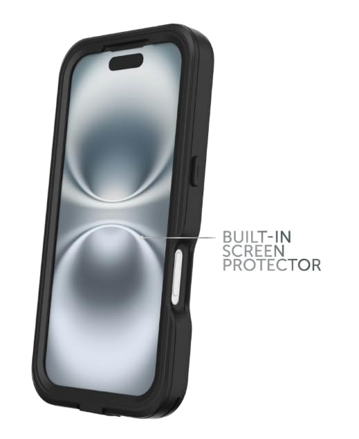Body Glove Tidal Waterproof Phone Case for iPhone 16 - Black/Clear Retail $22.88