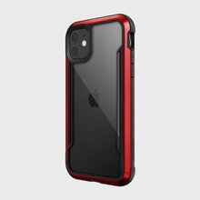 Raptic Shield Case Compatible with iPhone 11 Case  Shock Absorbing Protection  Durable Aluminum Frame  10ft Drop Tested  Fits iPhone 11  Red Retail $23.31