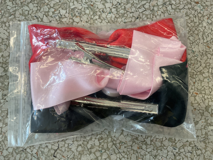 4 PCS Cute Hair Bows Clip 5.5 Inch Bow