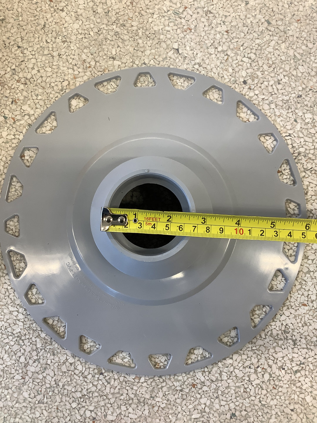 Schluter Kerdi-Drain PVC Shower Flange Kit with Preformed Waterproofing Corners - Ideal for New and Renovation Projects - 2-Inch Outlet, Easy Installation - KD2FLKPVC