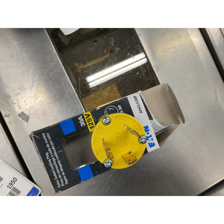 Eaton Arrow Hart AHCL530P Color Coded Locking Plug - 30A 125V, L5-30P