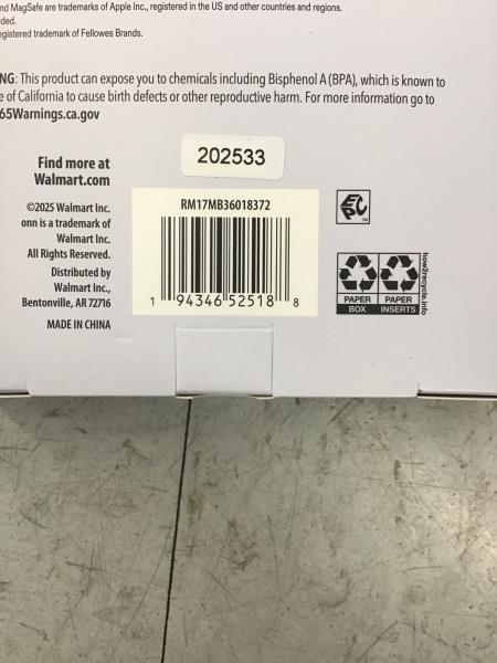 ONN 17 Pro Max Case, MagSafe Compatible, Rugged - Ultimate Protection Retail $20.00