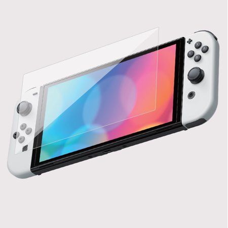 Onn Corning Glass Screen Protector for Nintendo Switch OLED  Made with Durable Glass by Corning™ for Ultimate Protection  Includes Easy Application 