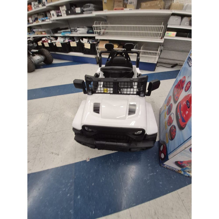 '-On Toy Car - White, Kids Vehicle