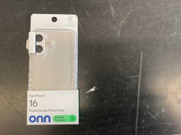 Onn. iPhone 16 protective gel phone case Retail $5.97