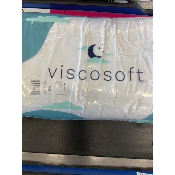 Viscosoft King Size 76"x80" Mattress Pad Retail $39.99