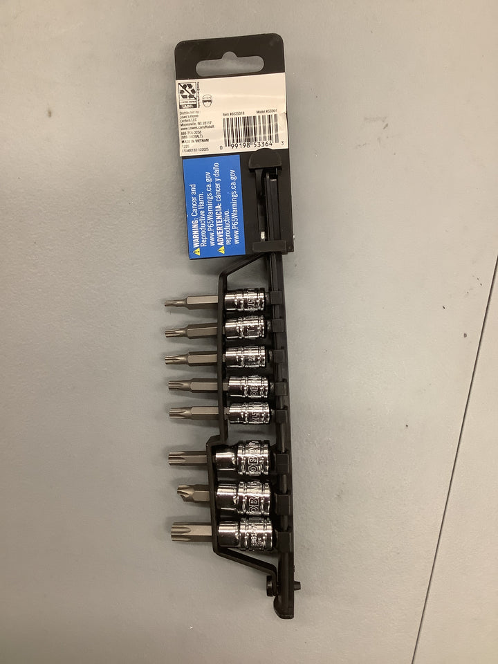 KB 8PC 1/4 3/8DR T-PRF BITSKT SET
