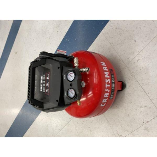 Craftsman 6.0 Gallon Air Compressor - 1.0 HP, 150 PSI, Red Retail $120.00