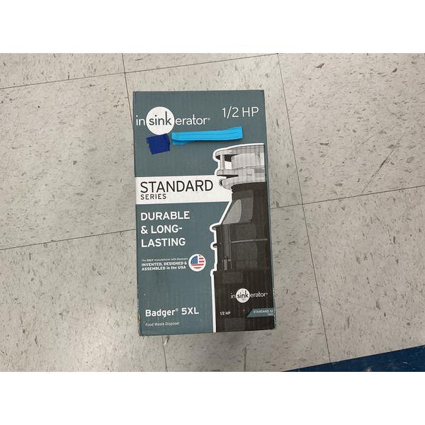 InSinkErator Badger 5XL - 1/2 HP, Standard Series, Durable Retail $140.00