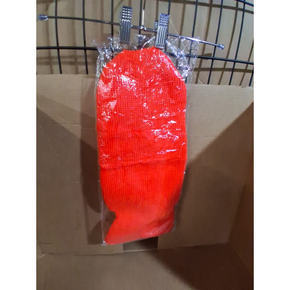 eBay Balaclava Ski Mask - 3 Hole, Knitted, Full Face Cover - Orange Retail $10.00