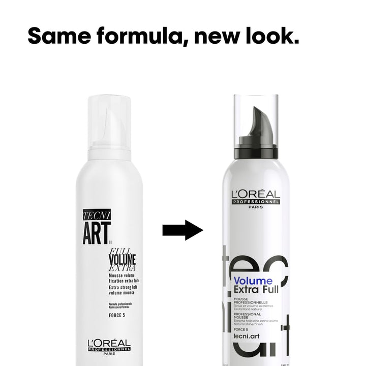 L'OrÃƒÂ©al Professionnel Paris Full Volume Extra - Styling Mousse For All Hair Types, Provides Strong Hold
