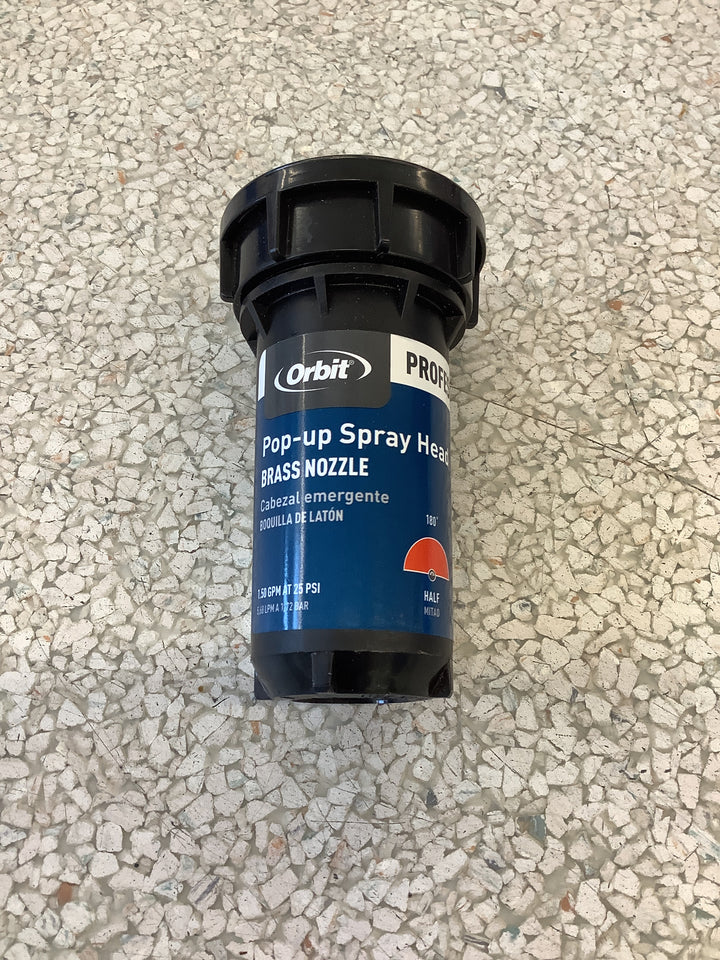 2INCH SPRAY HEAD W/BR HALF NOZ