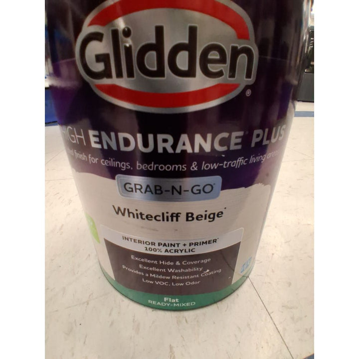 Glidden HEP Grab-N-Go Interior Paint + Primer Whitecliff Beige / Beige  Flat  1 Gallon