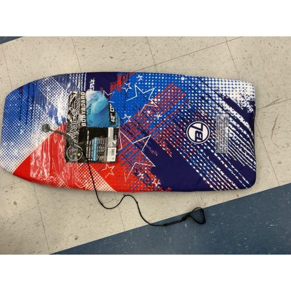 BL Bodyboard - 42 inch, Patriotic Design, Leash Included Retail $45.00