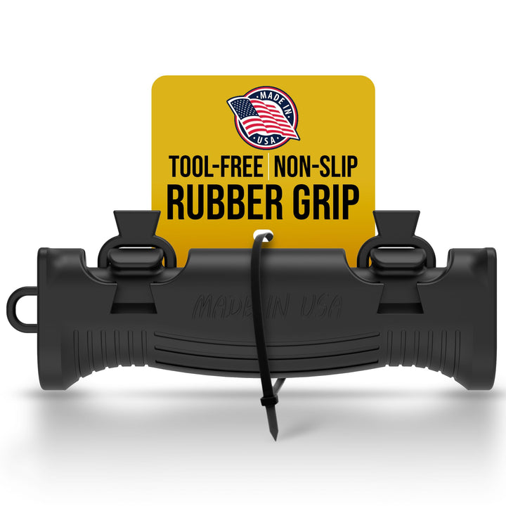 TEC Products HANDTEC Bucket Handle Grip - Ergonomic Rubber Handle Replacement for Construction, Farming, Gardening & DIY Projects - Non-Slip & Durable - Made in USA - Pack of 1 (4.75 x 1.5 Inches) Retail $8.00