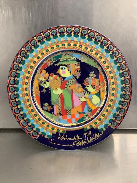 Rosenthal Studio-Line Christmas Plate "Heilige 3 Könige Balthasar" 1994 Retail $119.99