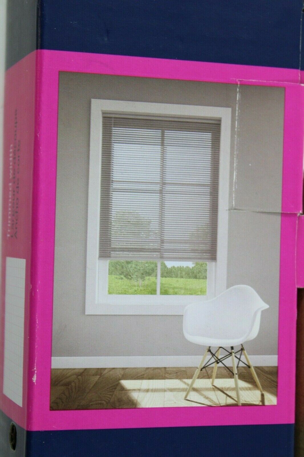 LEVOLOR Trim+Go Blind 19x64 Aluminum Blind (NOS) Trim Nickel #929754 Retail $45.98