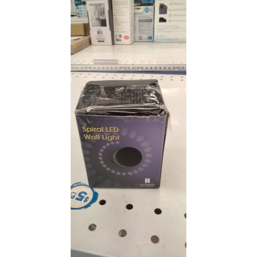 VITANO Spiral Wall Light, 2-IN-1 LED Wall Lights, Battery Operated/USB Charging,Decorative Soft White Lighting for Living Room, Bedroom,Restaurant Hotel...