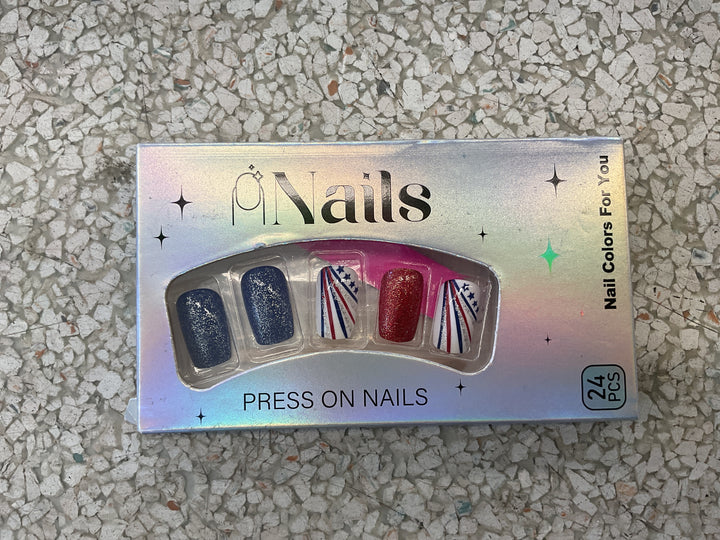 Black French Tips Press on Toe Nails Short Square