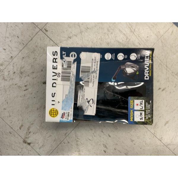 U.S. Divers Adult Dryview LX Full Face Snorkel Mask - S/M, L/XL Retail $60.00