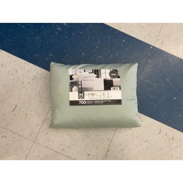 M Hotel Premier Collection - 700 Thread Count Egyptian Cotton Duvet Set, King, Sage Retail $60.00