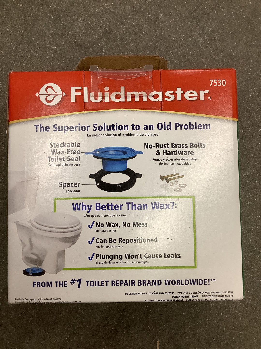Fluidmaster better than wax toilet seal