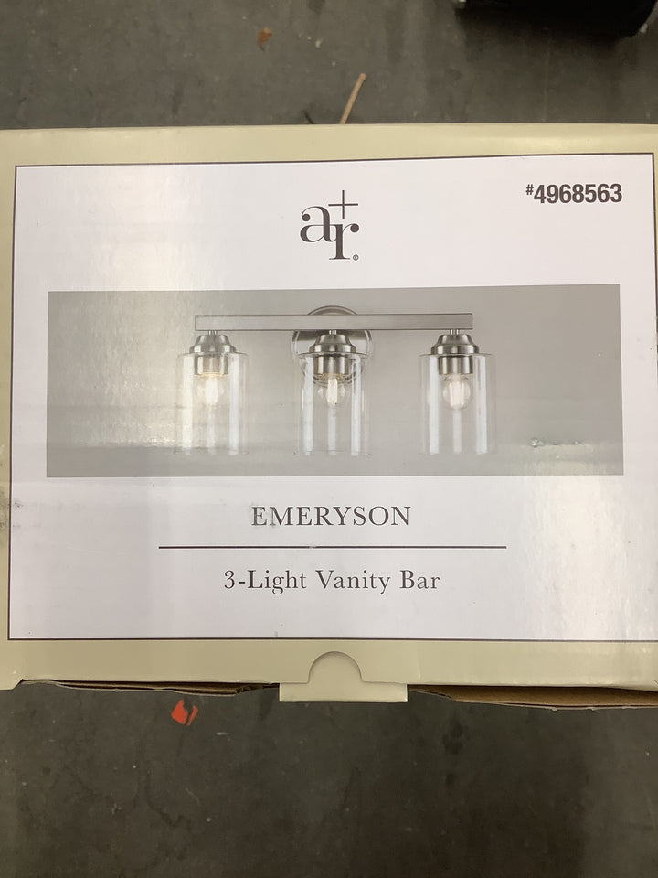 AR EMERYSON 3LT NICKEL VANITY LT