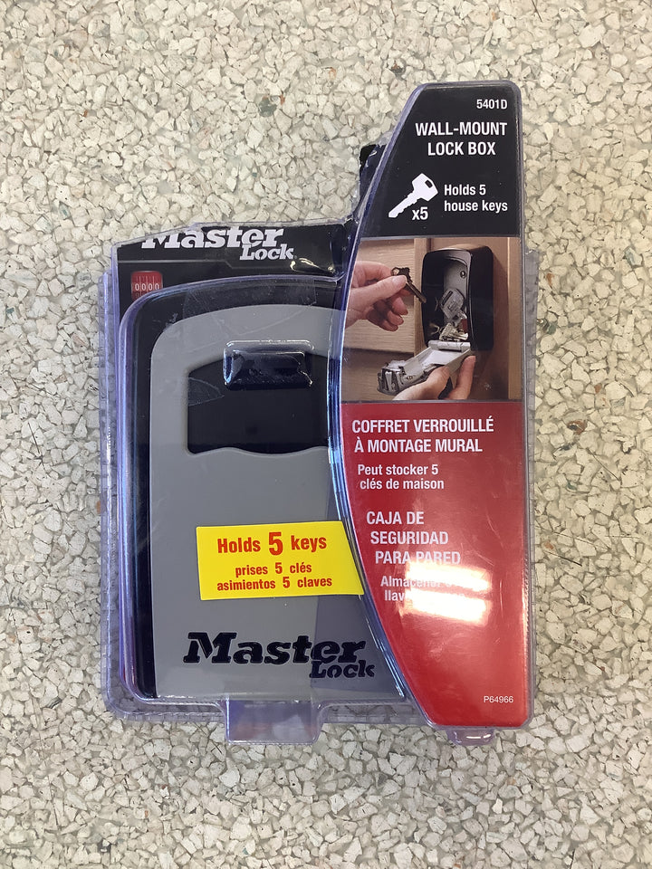 Master Lock 5423D Wall Mount Key Safe Lock Box - Quantity 4