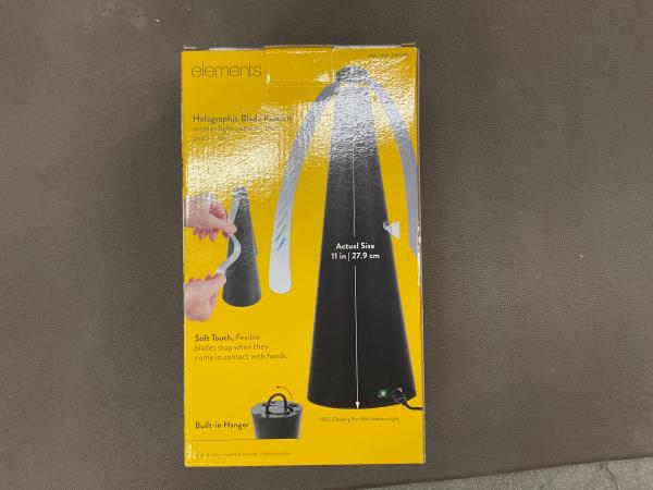 Elements Bug Repelling Fans - Set of 2, 11" Height, Black Retail $30.00