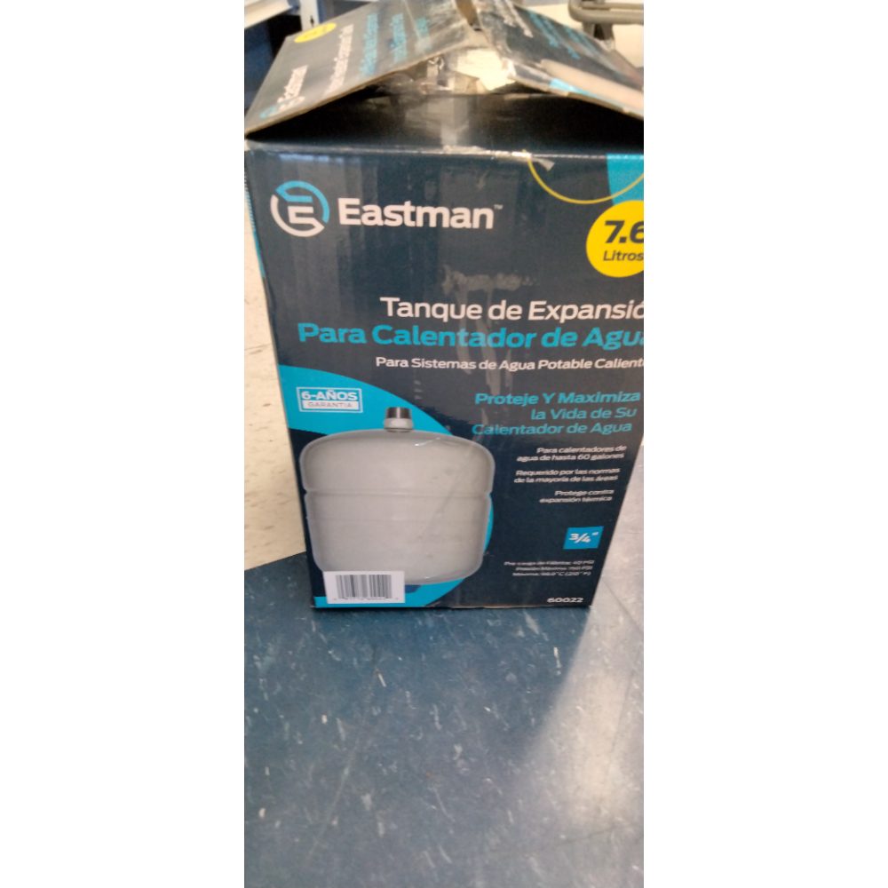 Eastman Thermal Expansion Tank, 2 gal, 3/4 in MIP Connection, 60022