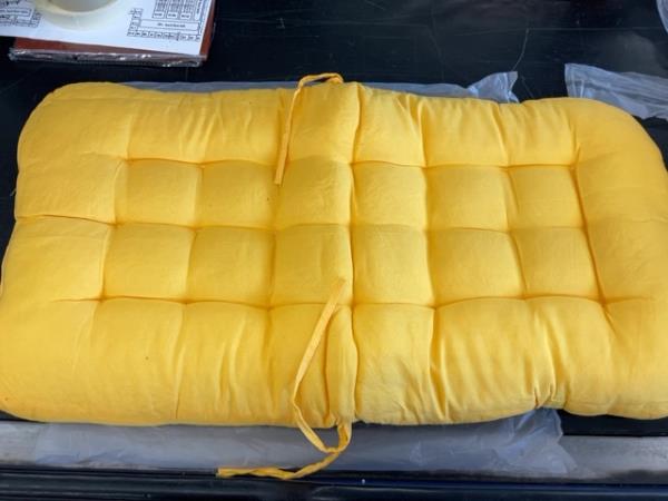 Generic Tufted Lumbar Cushion - Yellow Retail $14.27