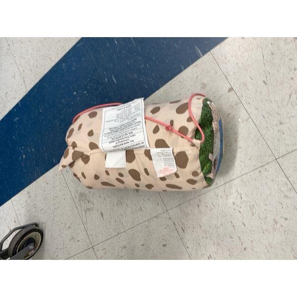 Cow Print Sleeping Bag - Portable, Lightweight Retail $30.00