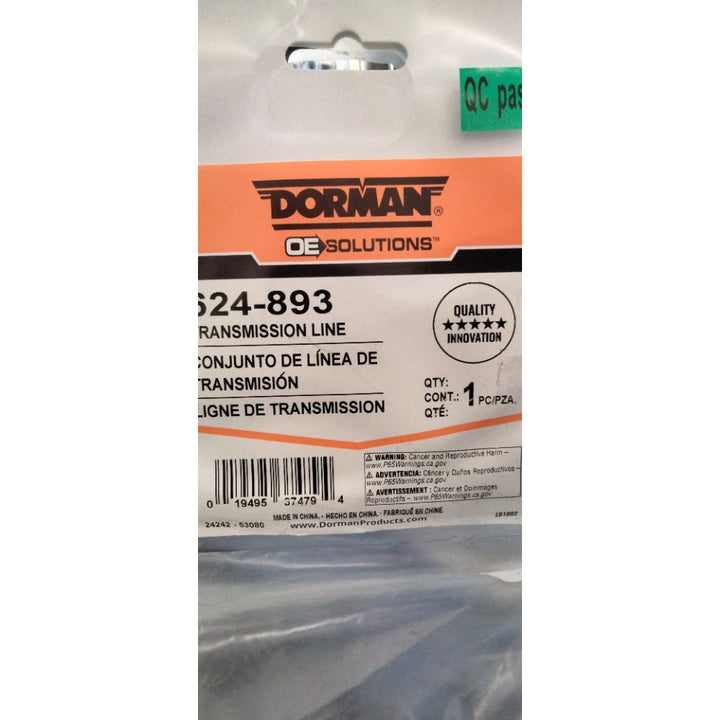Dorman 624-893 Automatic Transmission Oil Cooler Hose Assembly Compatible with Select Dodge Models
