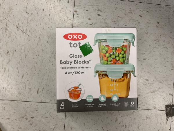 Glass FOOD STORAGE CONTAINER Retail $12.57