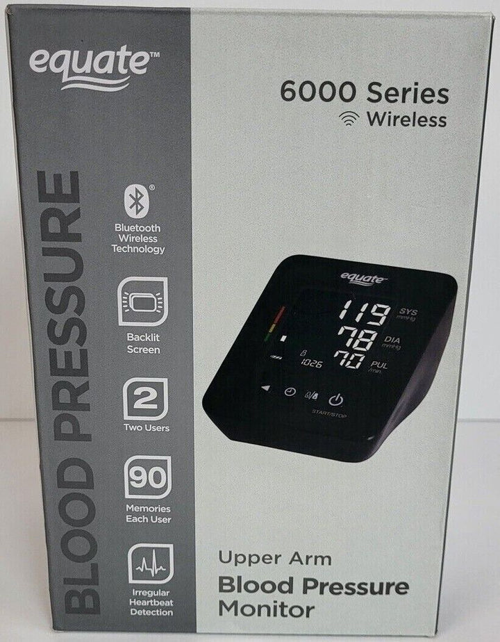 Equate BP-6000 Upper Arm Blood Pressure Monitor with Bluetooth