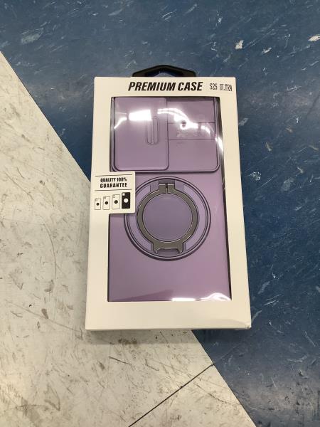 Designer"s Protection Premium Case for S25 Ultra - Ring Holder, Lightweight, Durable, Fashion Design - Purple Retail $12.99