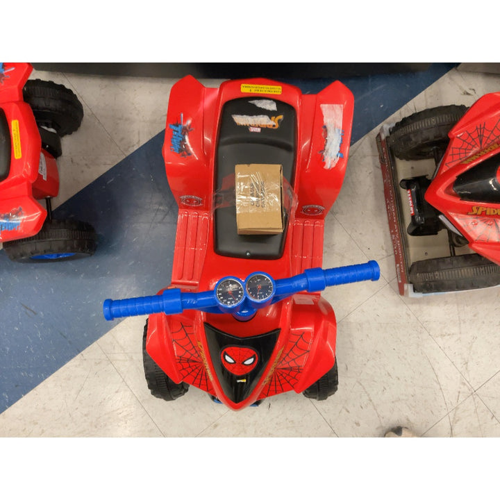 Spiderman ATV Ride-On Toy - Battery Powered, 6V, Red