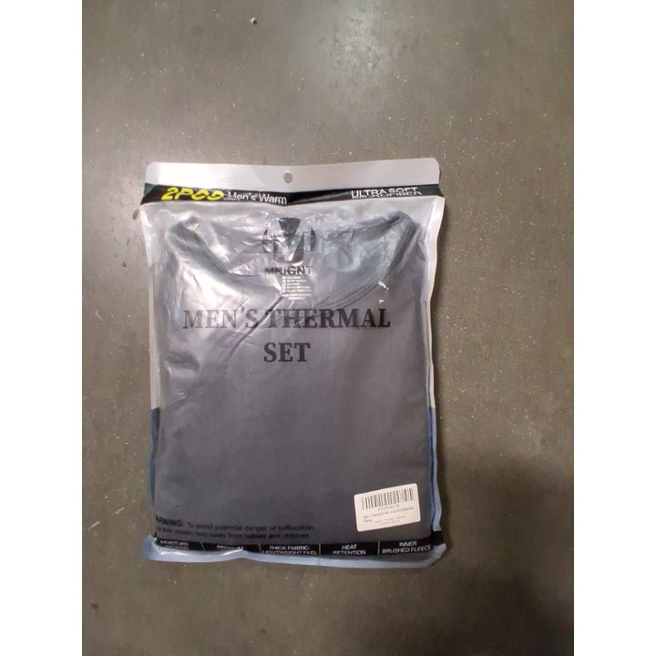 Mrignt Men's Thermal Set - Ultra Soft Microfiber, Heat Retention, Size Small Retail $25.00
