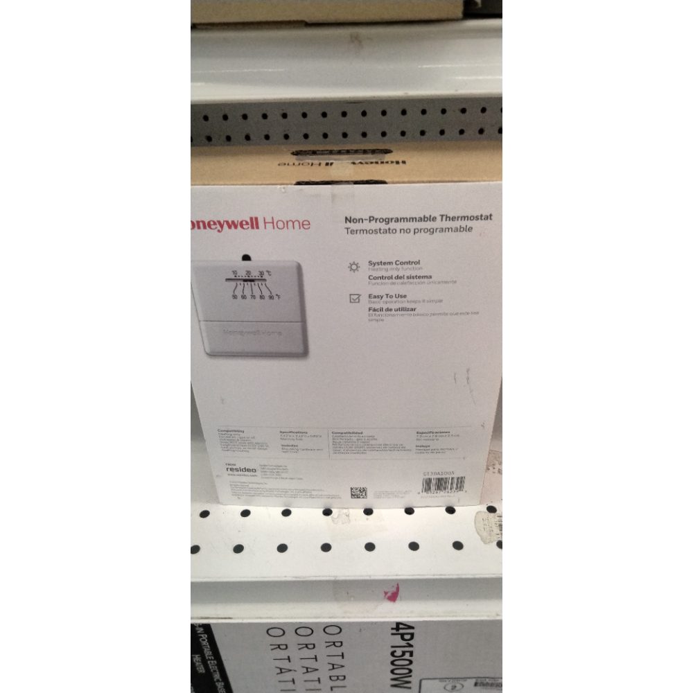 Honeywell Home CT30A1005 Standard Manual Economy Thermostat, Almond, 0.6