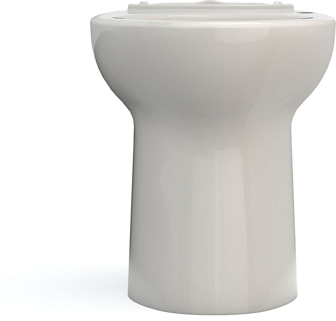 TOTO Drake Elongated Universal Height TORNADO FLUSH Toilet Bowl with CEFIONTECT, Cotton White - C776CEFG#01