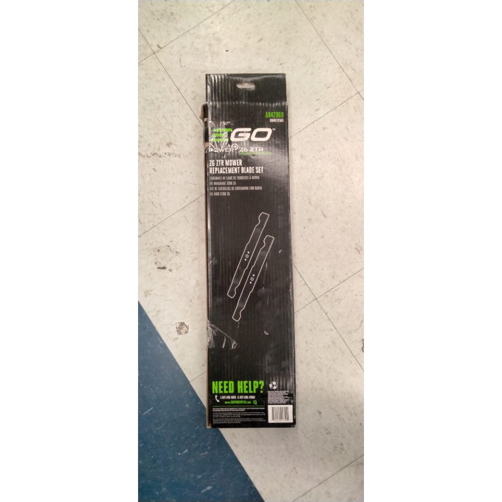 EGO Power+ AB4200D 6 ZTR Mower Replacement Blade Set for EGO 42â€ Z6 Zero Turn Riding Mower ZT4204L