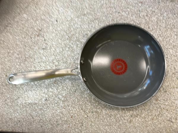Tefal Fry Pan - Nonstick, Durable Handle, Gray Retail $12.99
