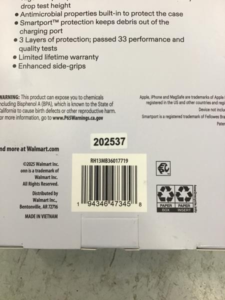 onn. 13 Pro Max Rugged Phone Case - Holster, Rotating Clip Retail $19.00