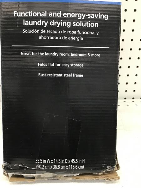 Oversized Drying Rack - Easy to Assemble, Rust-Resistant Steel Frame Retail $30.00