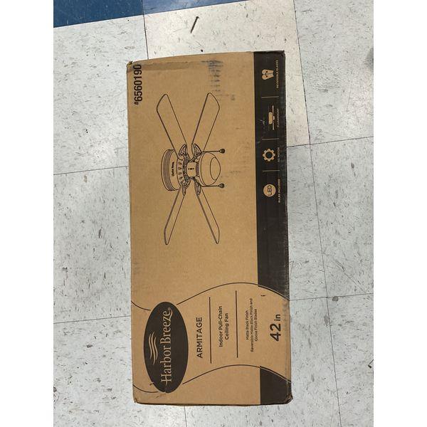 Harbor Breeze ARMITAGE, Indoor Pull-Chain Ceiling Fan, 42 in Retail $65.00