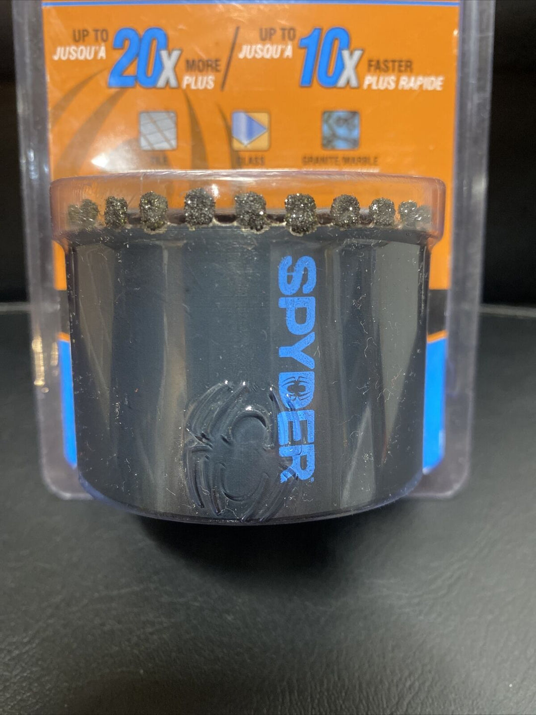 Spyder 2-1/2" Diamond Edge Non-Arbored Hole Saw 600861