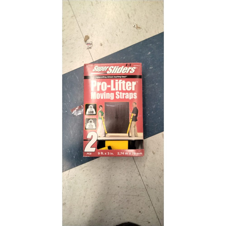 Super SLIDERS Set of 2, 9ft Pro-Lifter Moving Straps Supports up to 600lbs